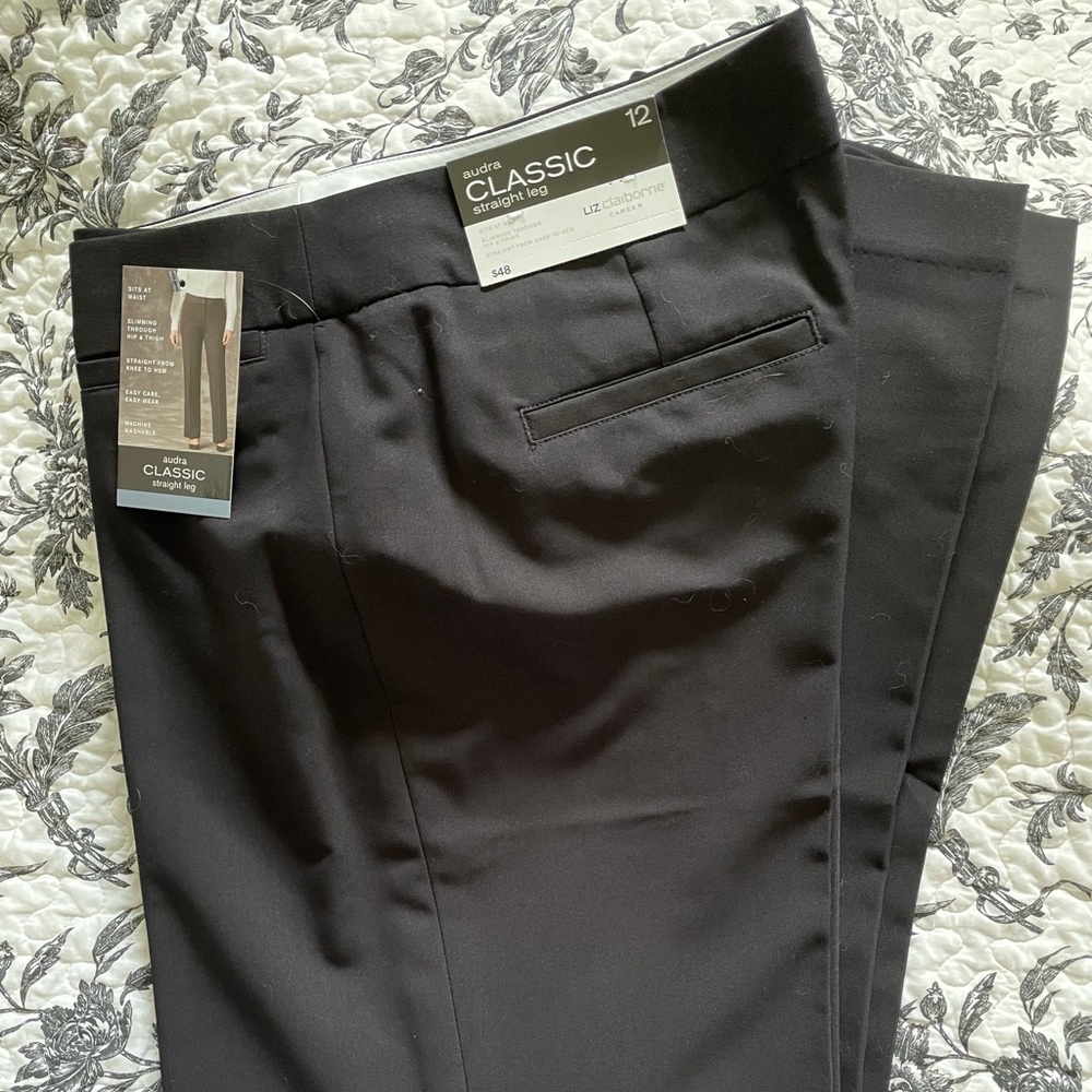 Liz Claiborne size 12 black pants
